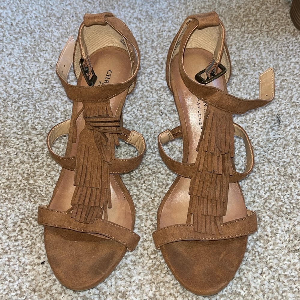 Fringe heels